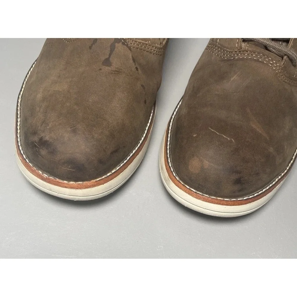Worx by Red Wing Shoes Men Brown Leather Steel Toe Safety Boots Size 10.5M